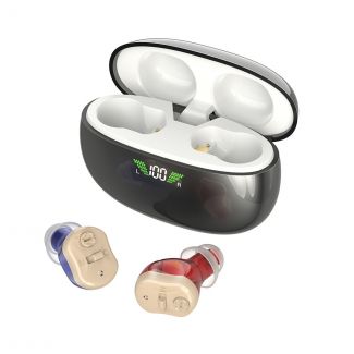 New Release: Senior-Friendly Magnetic Charging Hearing Aid with Invisible Sound Amplifier and Portable Charging Case